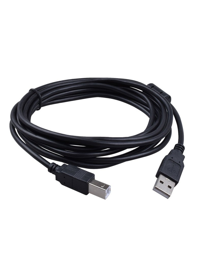 USB PRINTER CABLE 3 MTR BLACK - Image 2